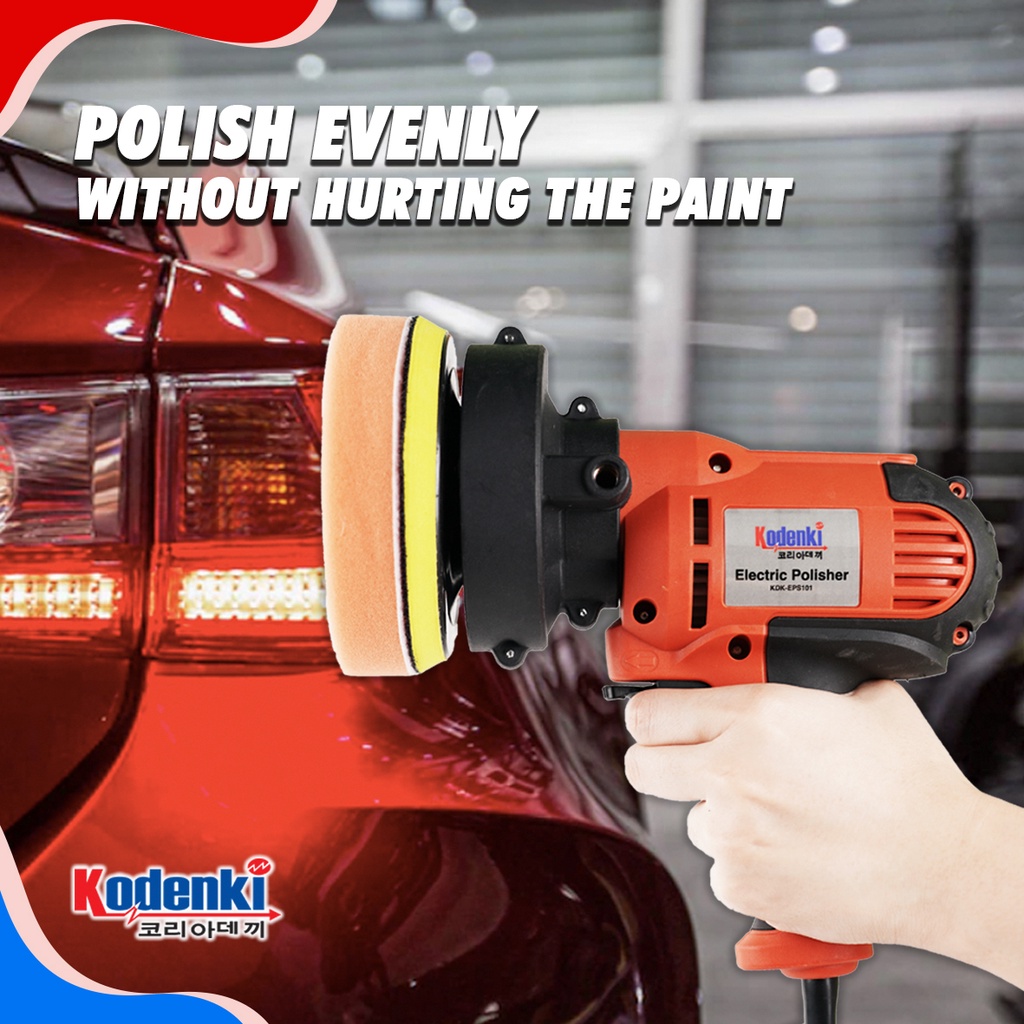 KODENKI EPS101 Mesin Poles Mobil 5 Inch Polisher Alat Poles Motor