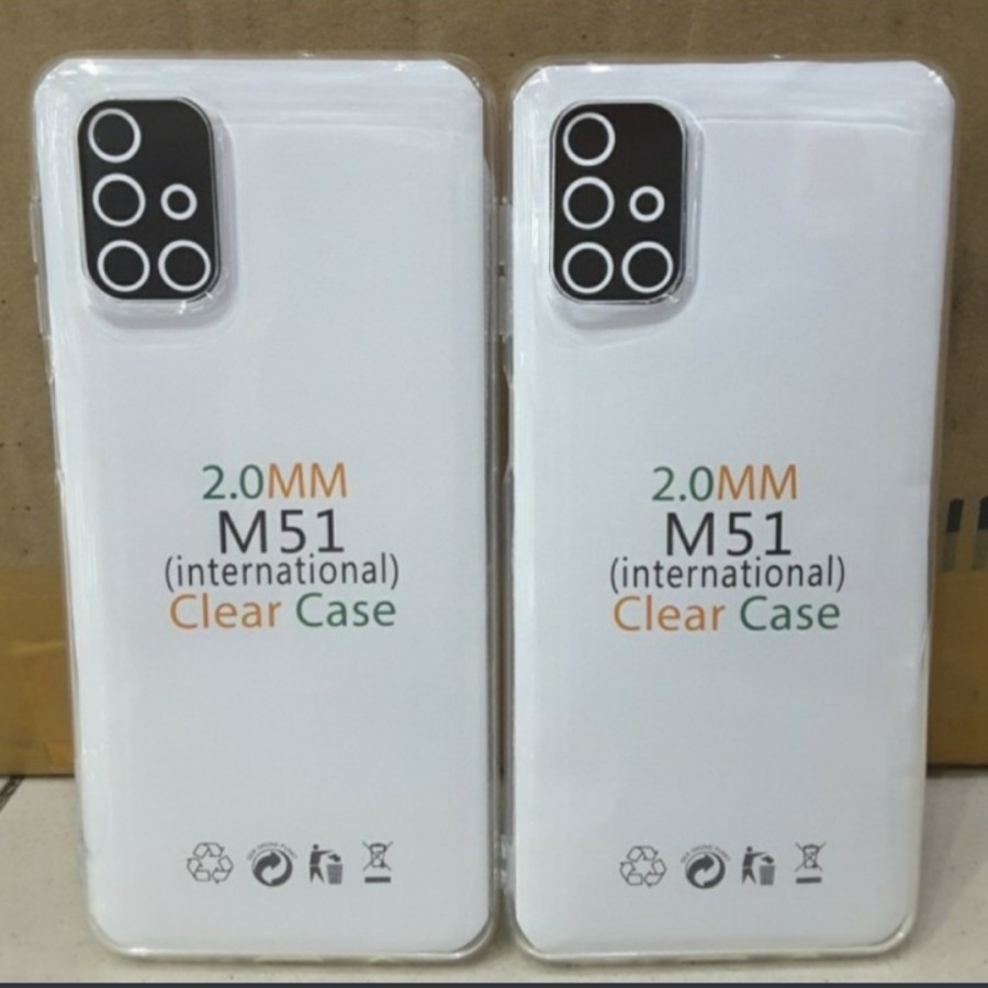 ori CASE HD TPU TRANSPARANT SAMSUNG A70s A71 A91 M30 M51 TERMURAH