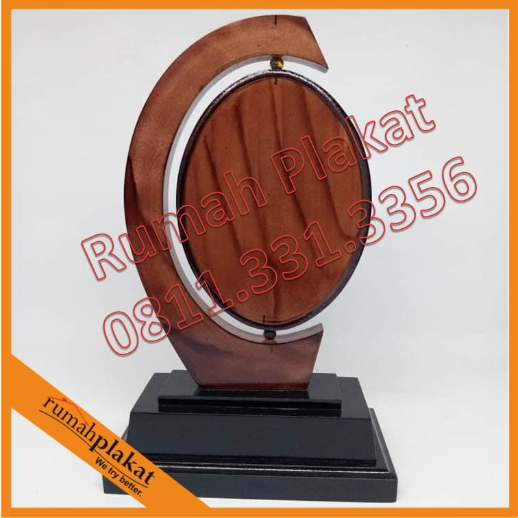 Plakat Kayu Polos Murah, Cocok Buat Cinderamata Penghargaan PKL KKN Wisuda