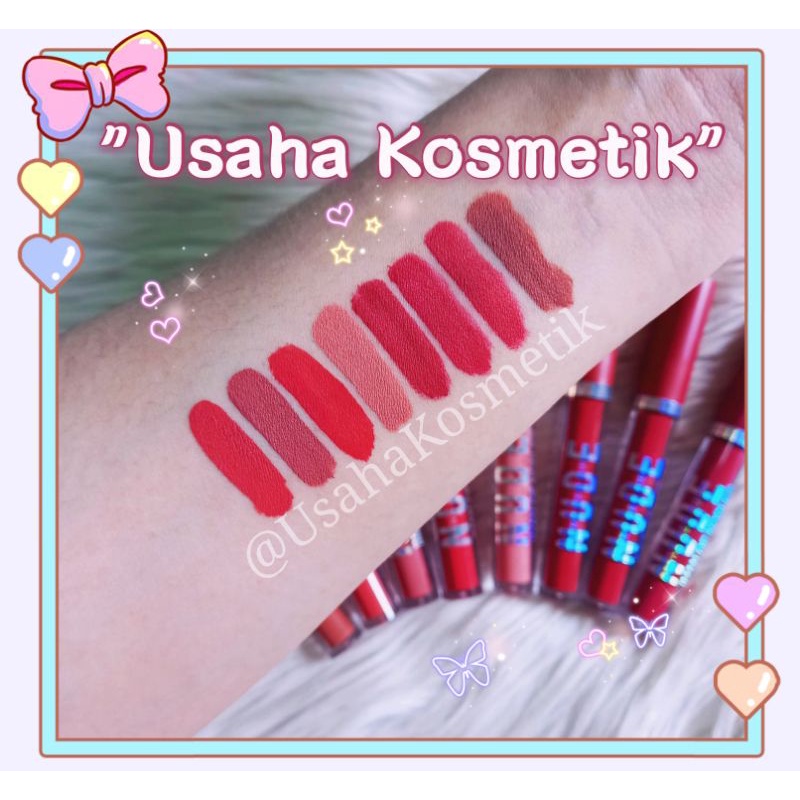 PROMO PER 8PC!! LIPGLOSS IMAN OF NOBLE MATTE NUDE 8 WARNA CANTIK 1012