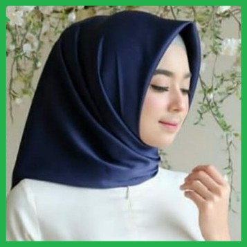 ✅ Silky Square  Segi Empat Satin Silk / Hijab Silky Sateen Square / Kerudung Segi Empat Satin Sillk