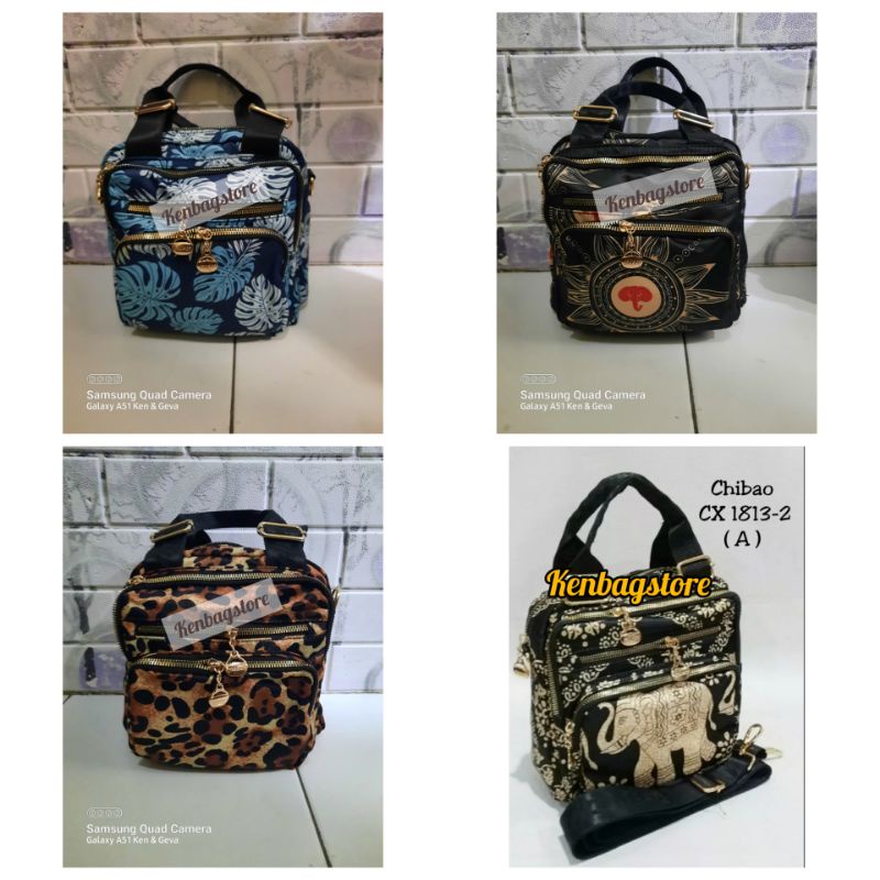Tas Chibao Gajah Thailand Tas ransel wanita punggung backpack 3in1 Chibao 1813L - 2 asli import mura