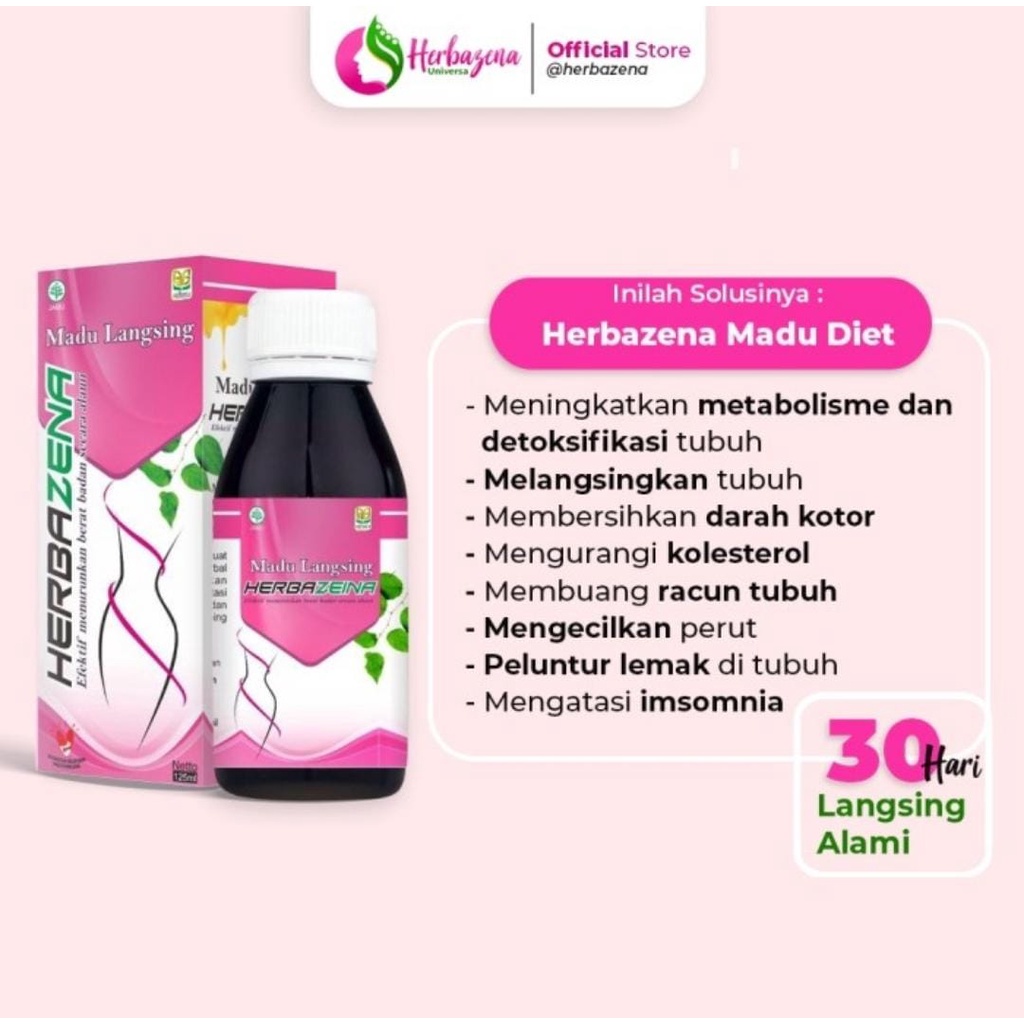 

Madu Pelangsing Herbal Alami | Herbazena Penghilang Lemak Dalam Tubuh