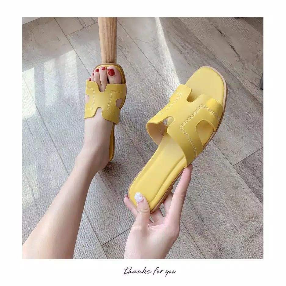 Korea Women Shoes/ Sandal Flat Wanita 5040 (Size 36-41)