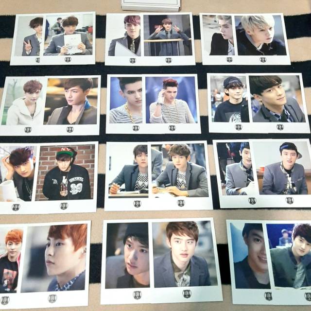 [Pt.2] [SHARING VERY RARE] EXO Polaroid Official from EXO THE FIRST CLASS WOLF XOXO Album Era