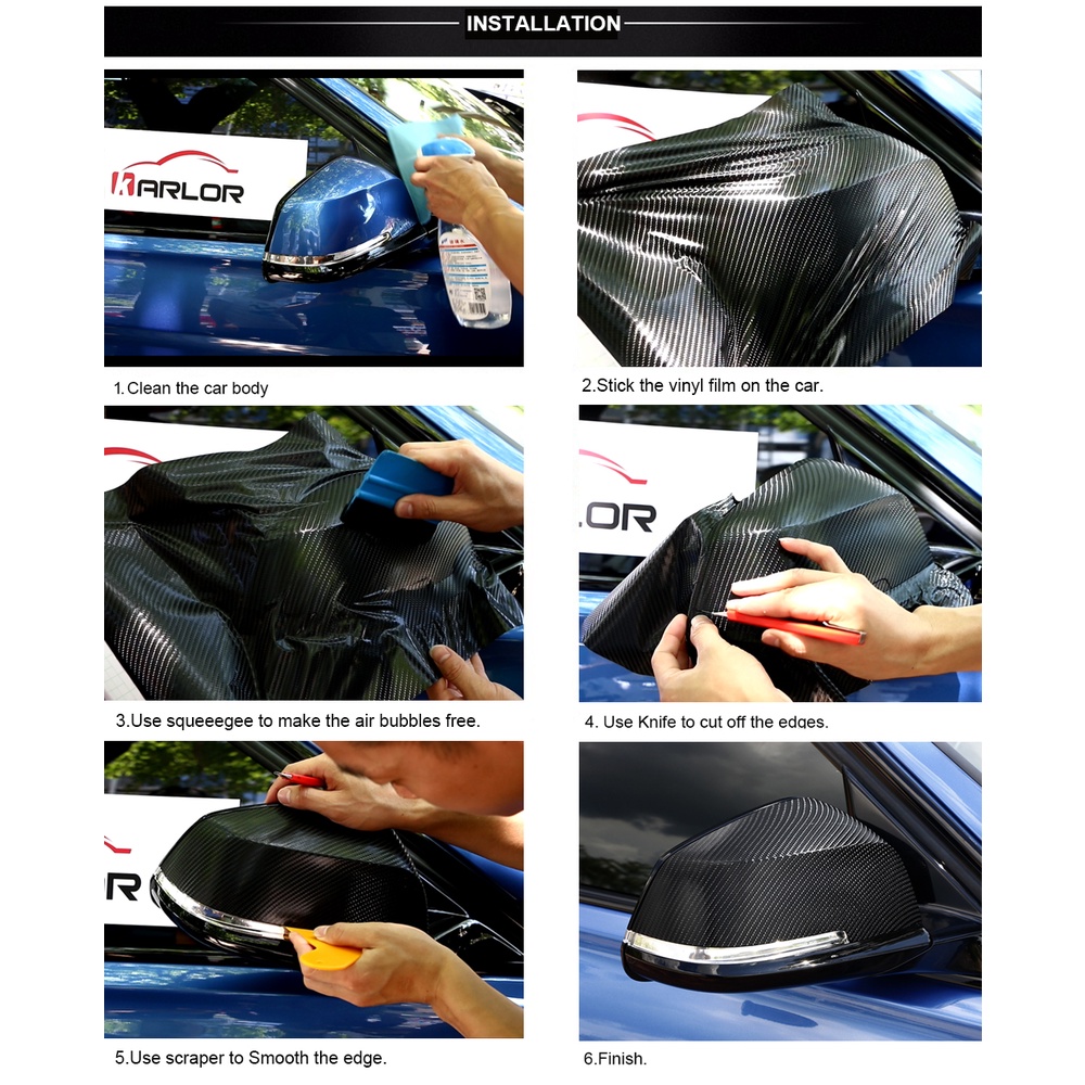 Stiker Karbon 6D Skotlet Carbon Fiber 7D Cutting Sticker Decal Vinyl Wrap Motor Mobil
