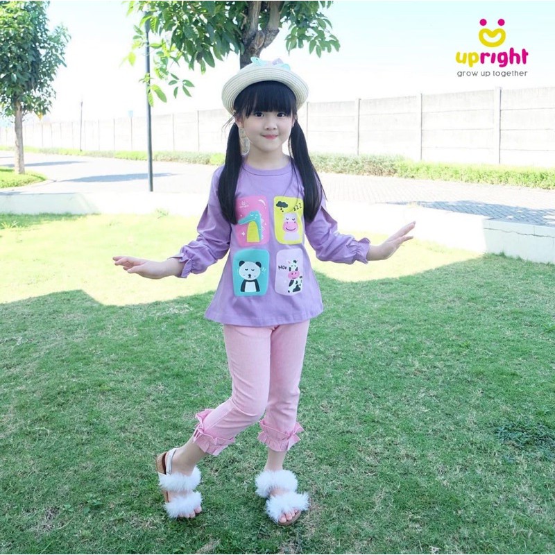 kaos Anak Longsleeve mix Boy Girl Upright