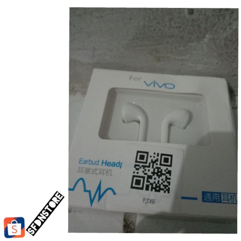 Headset Vivo earphone handsfree original