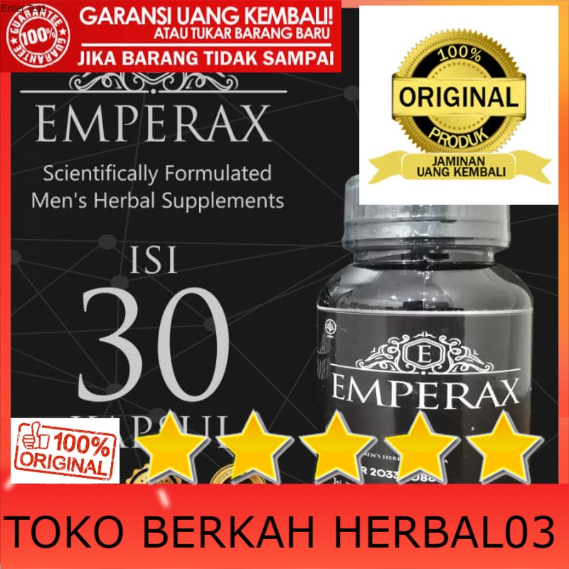 100% ASLI Emperax Asli Suplemen Stamina Pria Perkasa Herbal