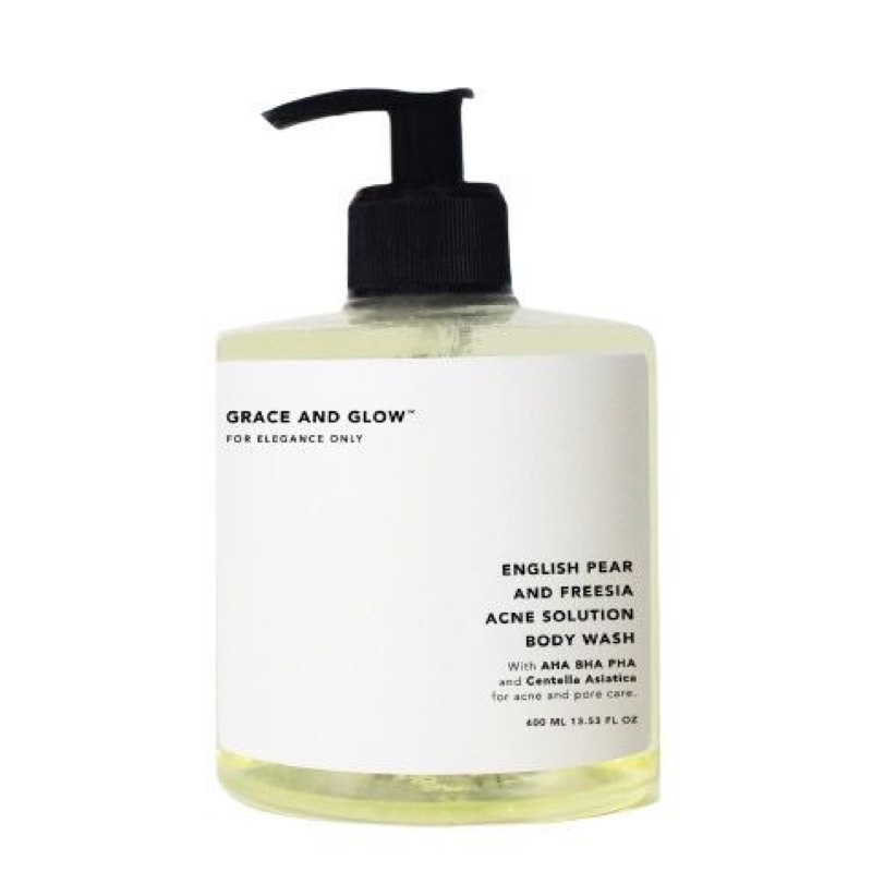 Grace and Glow English Pear And Freesia Acne Solution Body Wash
