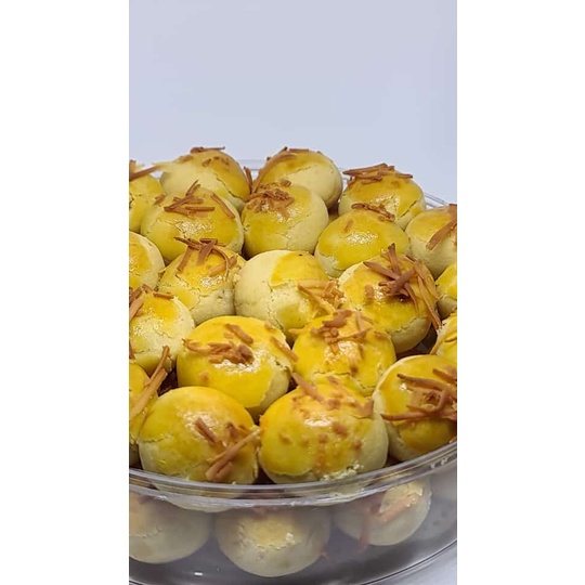 

Kue Kering lebaran Nastar bulat Keju Premium toples 500 gr