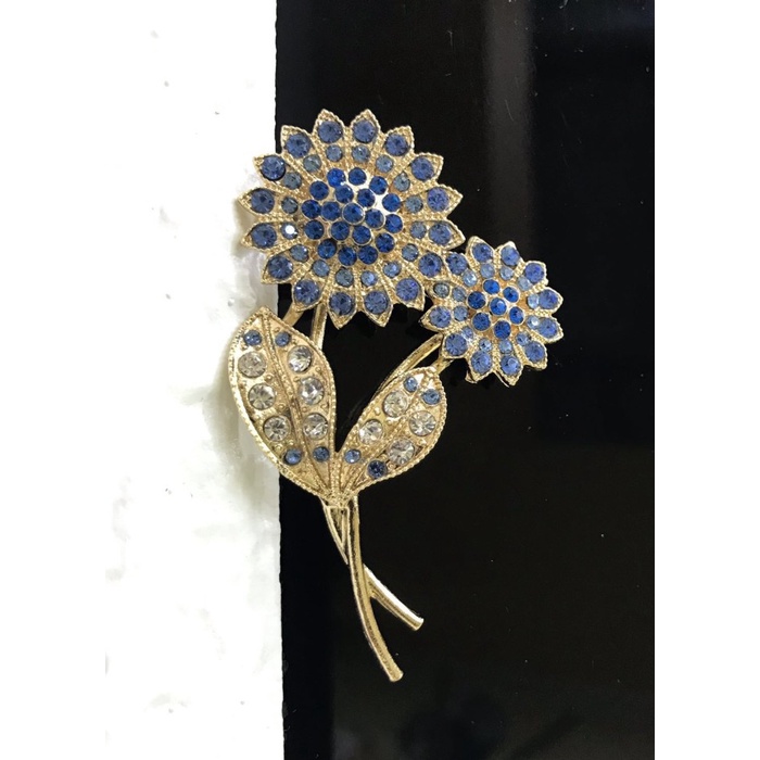 Terlaris Bros dada / Bros bahu / Bros blazer wanita / Brooch / Corsage Married - G.Biru