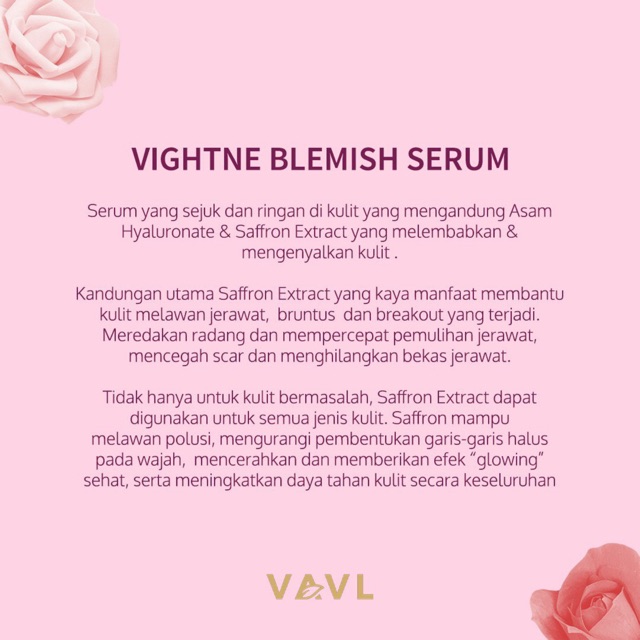 [BEST SELLER] READY VAVL BLEMISH SERUM VIGHTNE BY VIVALENTINE-2