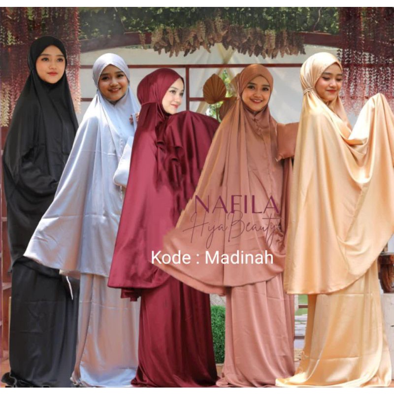 Mukena Satin Silk Polos Murah Premium Size Jumbo