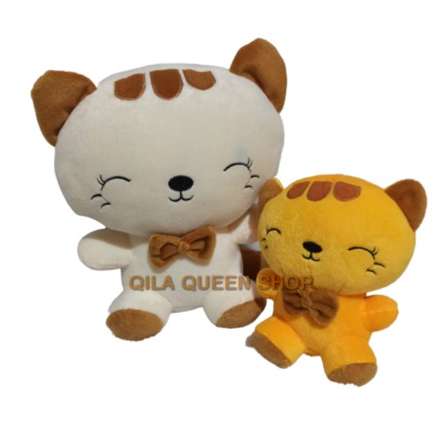 BONEKA kucing cantik XL, gratis size S 1