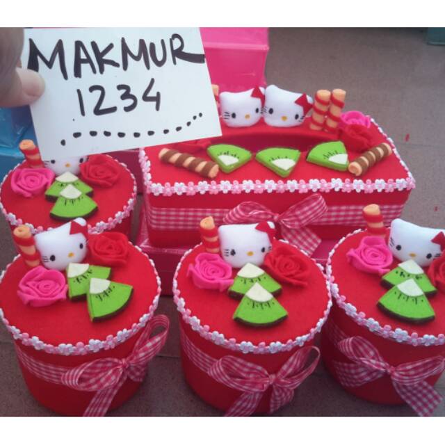 Set toples lebaran, toples hias lebaran, toples flanel, toples lebaran