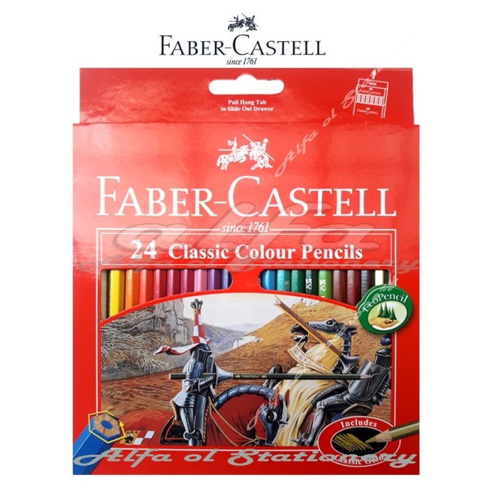 

Sale Faber Castell 24 Classic Colour Pencils - Pensil Warna 24C Color Sale!!!