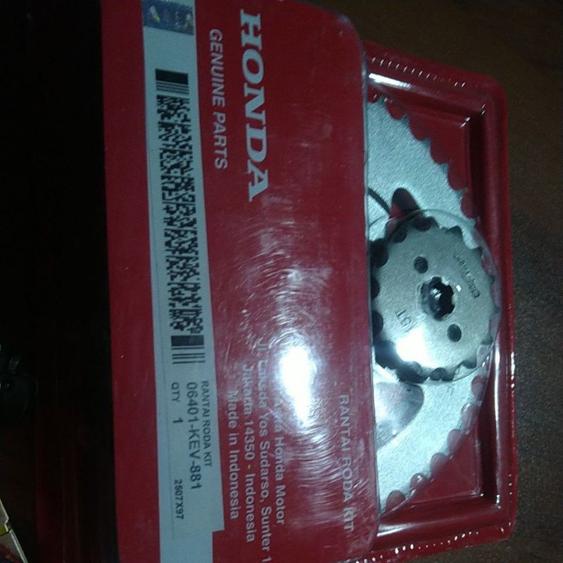 gear set Supra x 100 KEV Surabaya