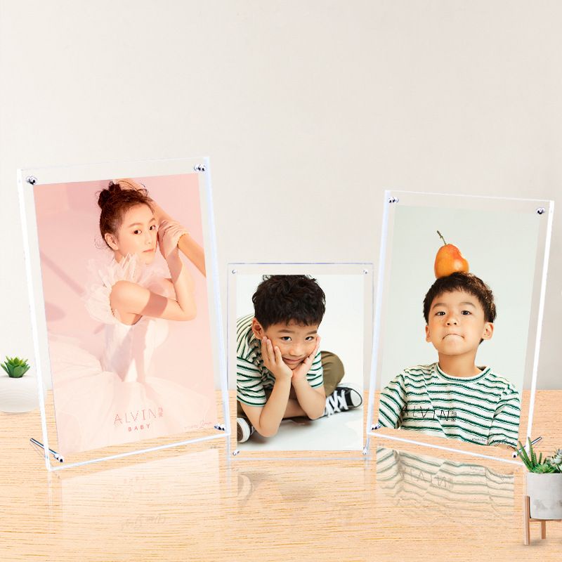 Frame A4 Akrilik Standing Acrylic Bingkai Foto Brosur Photocard PC MPC