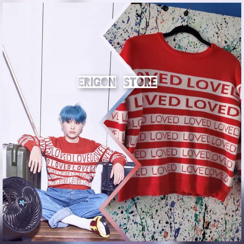 SWEATER LOVED SUGA BTS