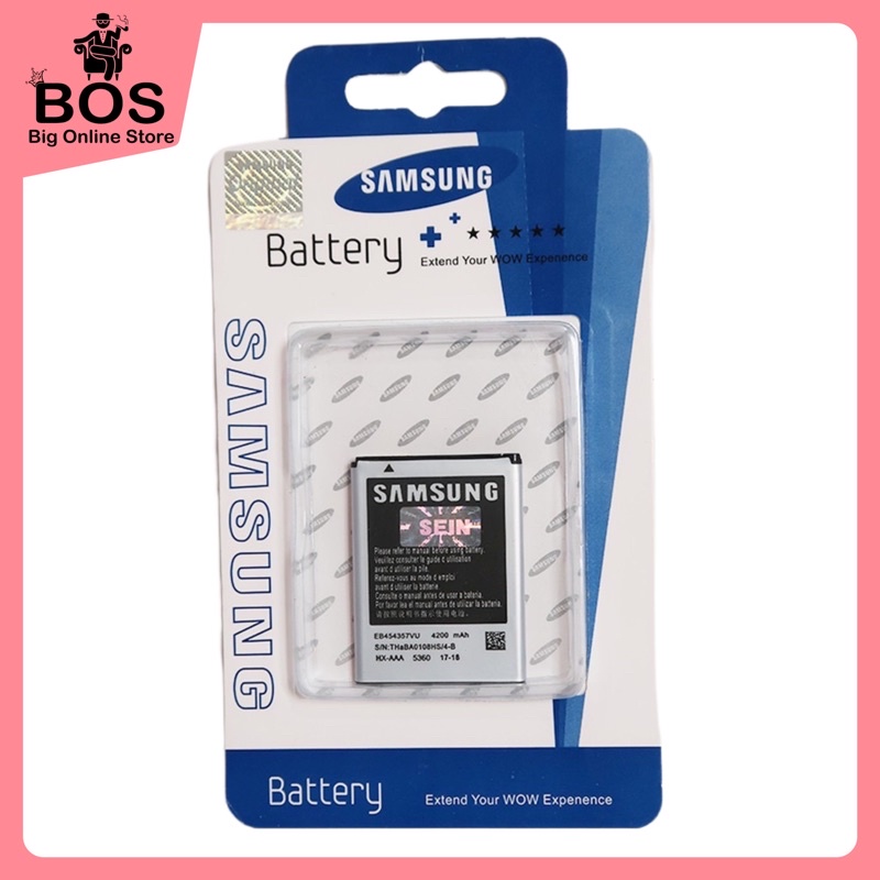 BOS - Baterai Samsung Galaxy Young 1 Young Lama S5360 B5330 S5300 / EB454357VU | Battery Batre HP