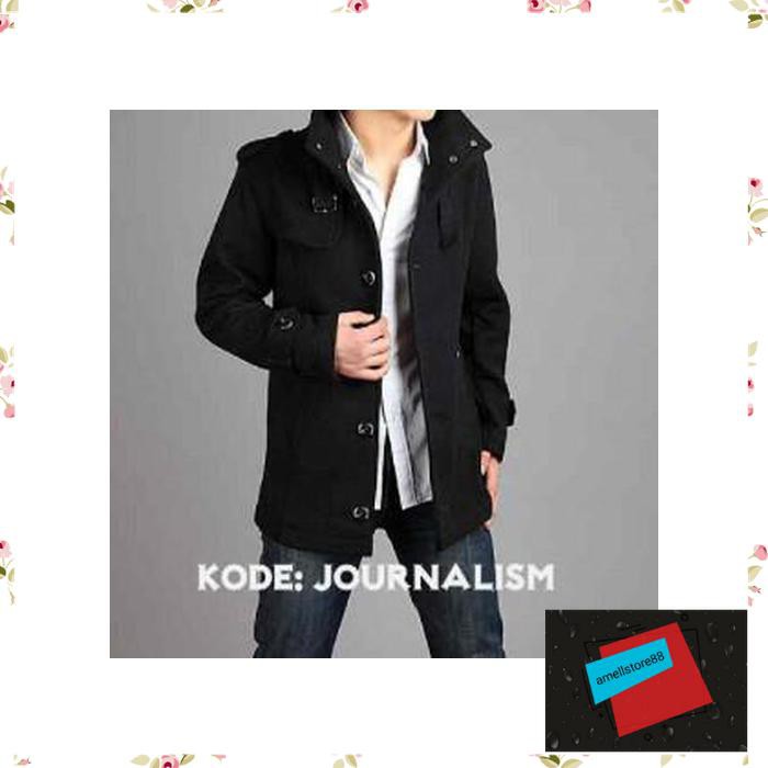 Jaket Pria parasut parka gunung Journalism Fleece Korea Keren IU95