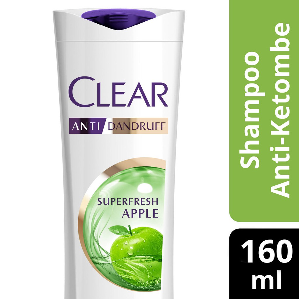 CLEAR Shampoo Superfresh Apple Anti Rambut Apek