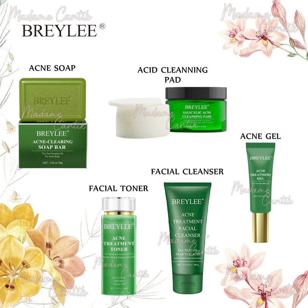 ✿ MADAME ✿ BREYLEE ACNE SERIES TEA TREE - FACE CARE ACNE TREATMENT BPOM