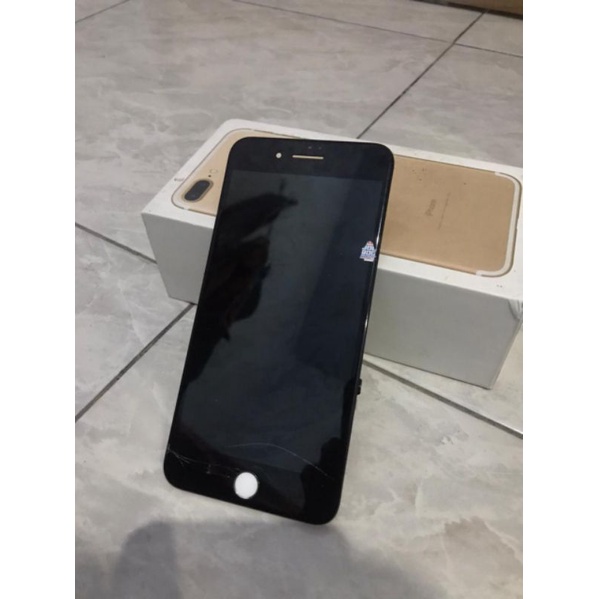 lcd Iphone 7 plus copotan OEM minus retak sentuh normal 100%