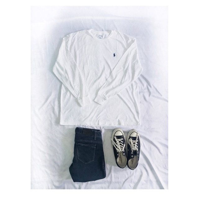 Polo shirt polos putih