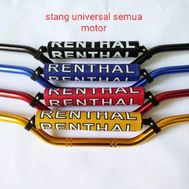 stang rental aluminium cnc stang trail rental + busa stang universal semua motor stang dan sepada