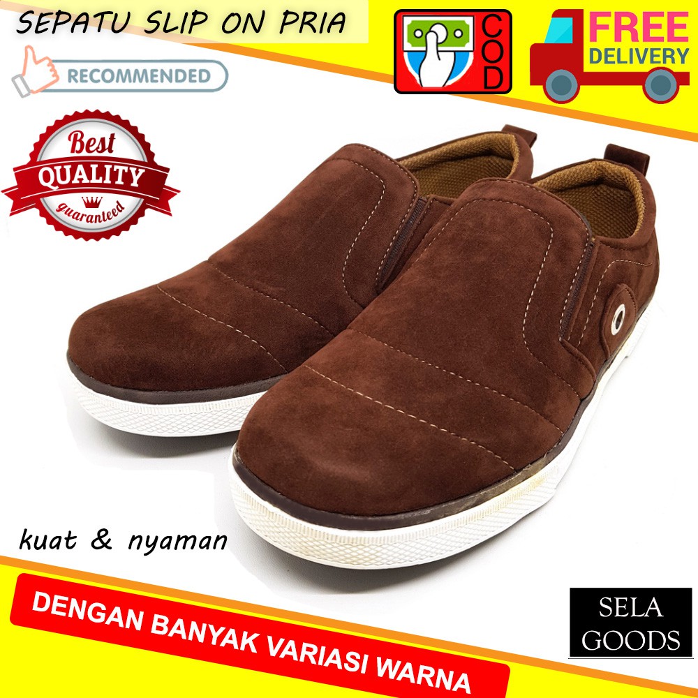 IGGO SEPATU SLIP ON PRIA FASHION SEPATU SLIPON PRIA SEPATU KASUAL PRIA COUNTRY
