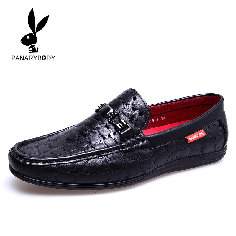 Sepatu Loafer Pantofel Pria Casual Semi Formal Sepatu Kantor Pria Loafers Fantofel Kulit Motif Terba