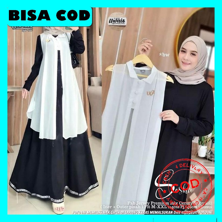 Baju Pesta Wanita Muslim Kondangan Brukat Mewah Elegan Gaun Muslimah Terbaru 2021 2022 Maxy Hiliya Jumbo Lebaran Bhan Brokat Import Lengan Panjang Fit L Xl Cod Sandra Midi Dress - Gamis Polos Simple Terbaru 2022 - Dress  Sesha Maxy Gamis + Rompi Dewasa Te