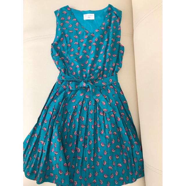 Dress wanita hijau tosca preloved