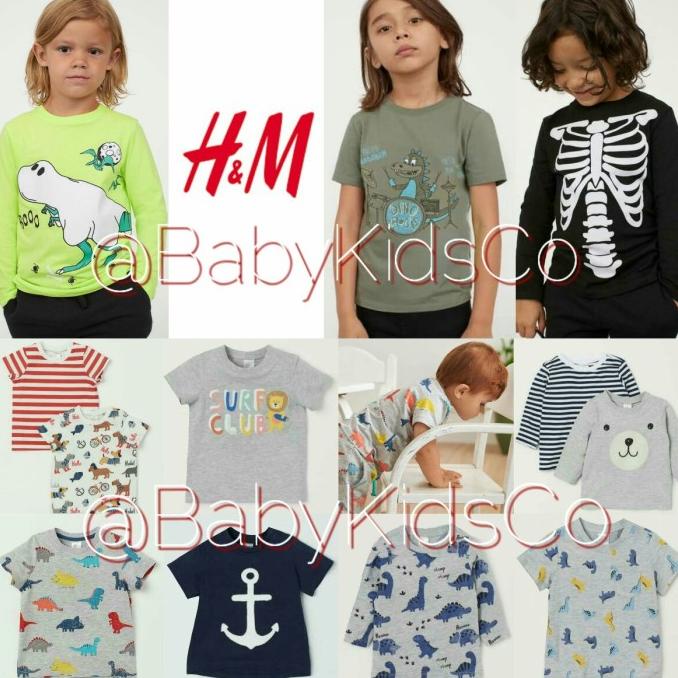 KAOS HNM BAYI ANAK LAKI H & M TEE TSHIRT BABY BOY KAOS HM BAJU ANAK Termurah Terbaru