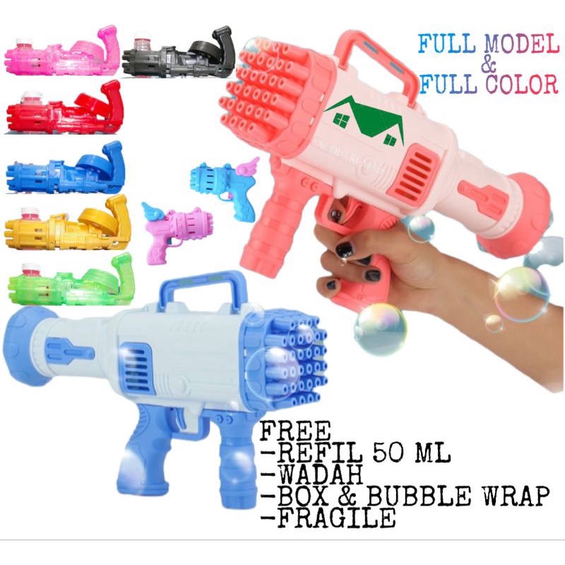 Jual MAINAN BUBBLE GUN BAZOKA MAINAN GELEMBUNG SABUN MURAH MAINAN ...