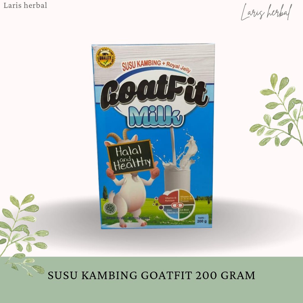 

Susu Kambing Goatfit 200 gr