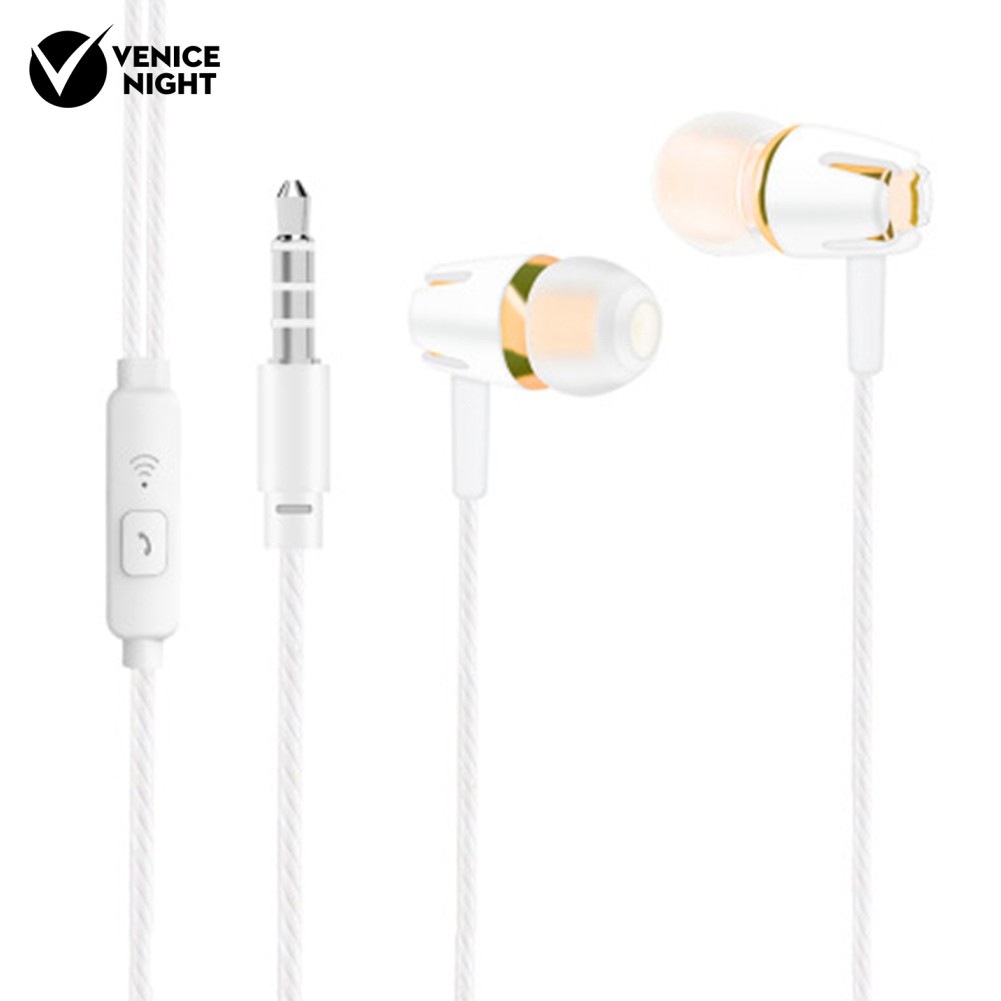 Earphone In-Ear Heavy Bass Universal Dengan Kabel Dan Jack 3.5mm