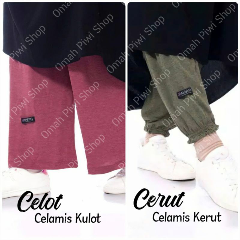 ORI Celana Gamis MARIHA/Inner Pants/Daleman gamis/Daleman Kulot/Daleman Kerut/Kulot Berkualitas