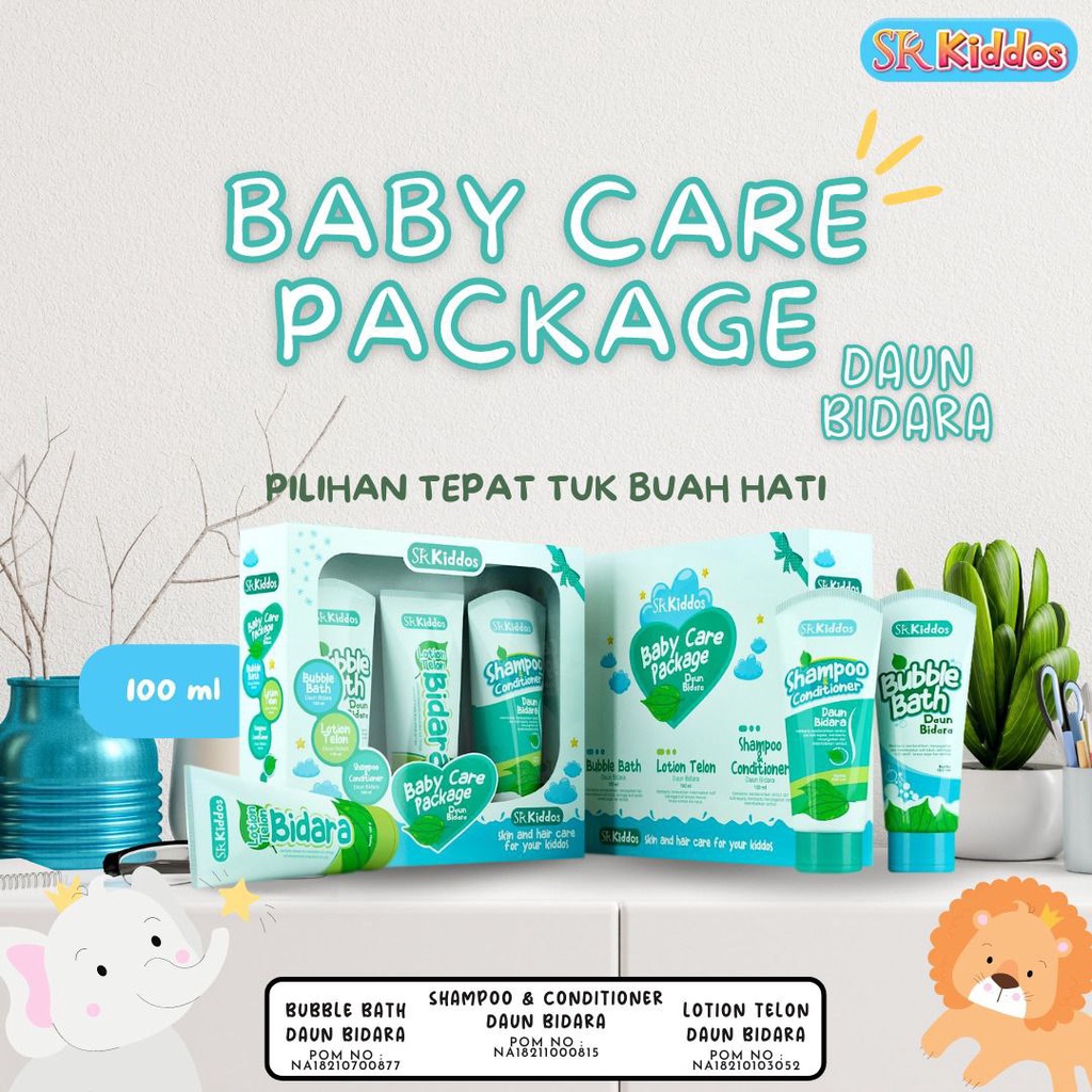 BUBBLE BATH DAUN BIDARA SR12 KIDDOS / SABUN MANDI ANAK / PERAWATAN KULIT BAYI