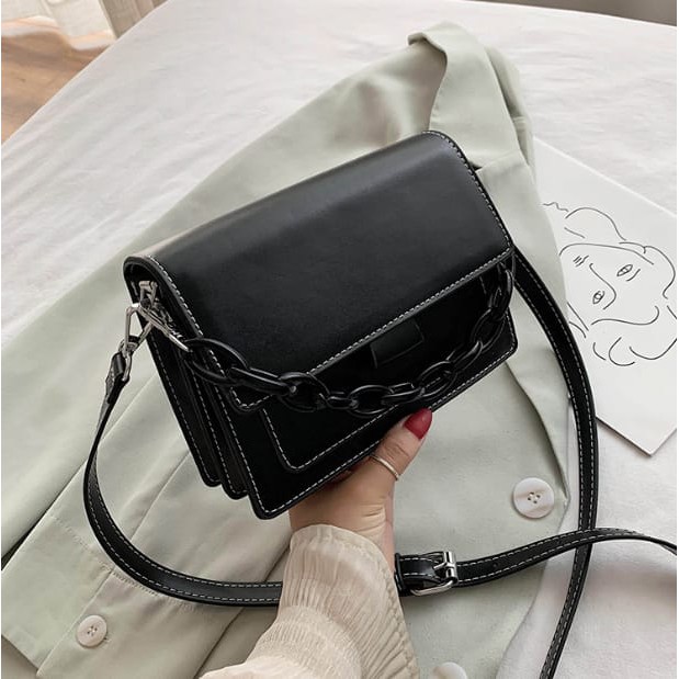 JK T216 1KGG MUAT 2PCS TAS WANITA  SLINGBAG IMPORT SELEMPANG