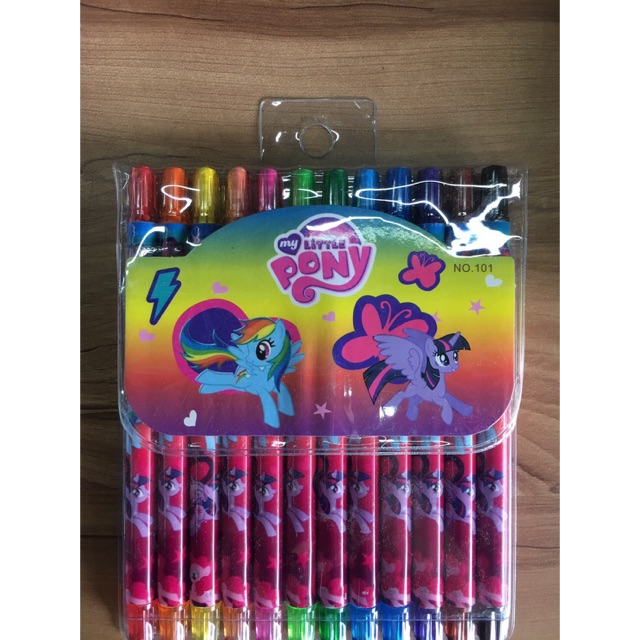

Crayon putar 12 warna motif Fancy