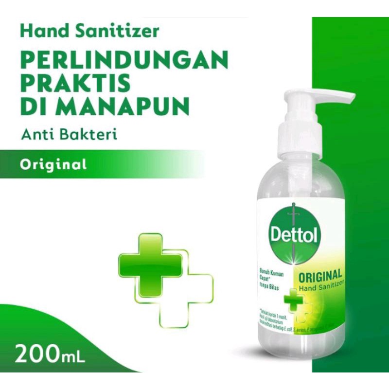 DETTOL HAND SANITIZER PUMP 200ml