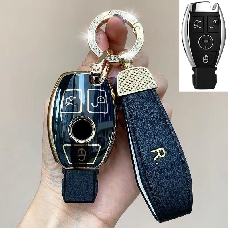 Case Pelindung Kunci Mobil Bahan Tpu Untuk Mercedes-Benz A C E S G class GLA CLA GLK GLC W204 W463 W176 W251 W205