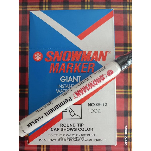 

spidol snowman permanen