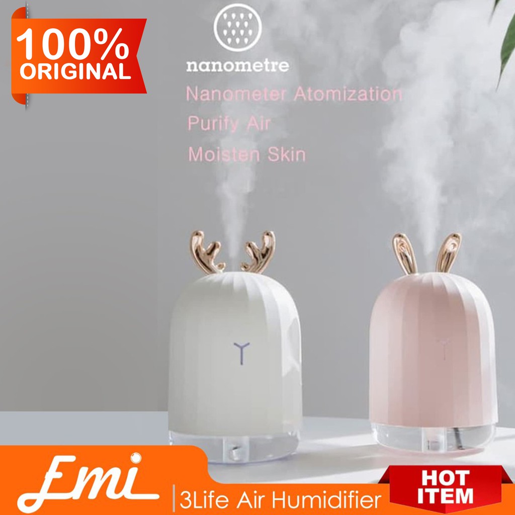 3Life Air Humidifier Pelembab Udara Aromatherapy 220ml