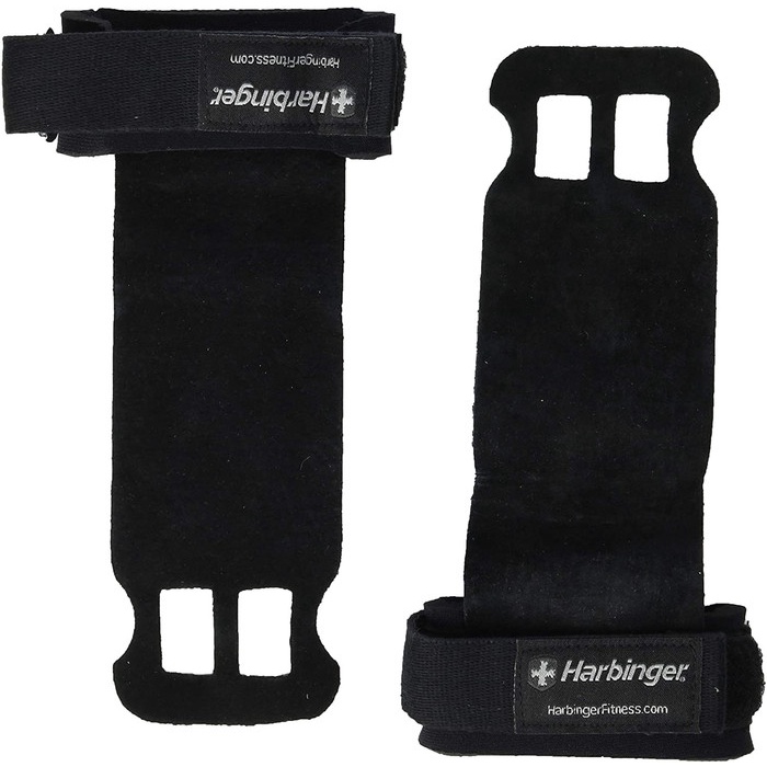 Harbinger Leather Palm Grips for Weight Lifting Hand Protection