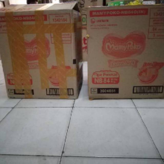 Kardus ukuran sedang untuk packing barang mamypoko baby happy merries