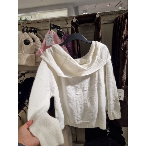 Hnm Sweater Rajut Putih Sale